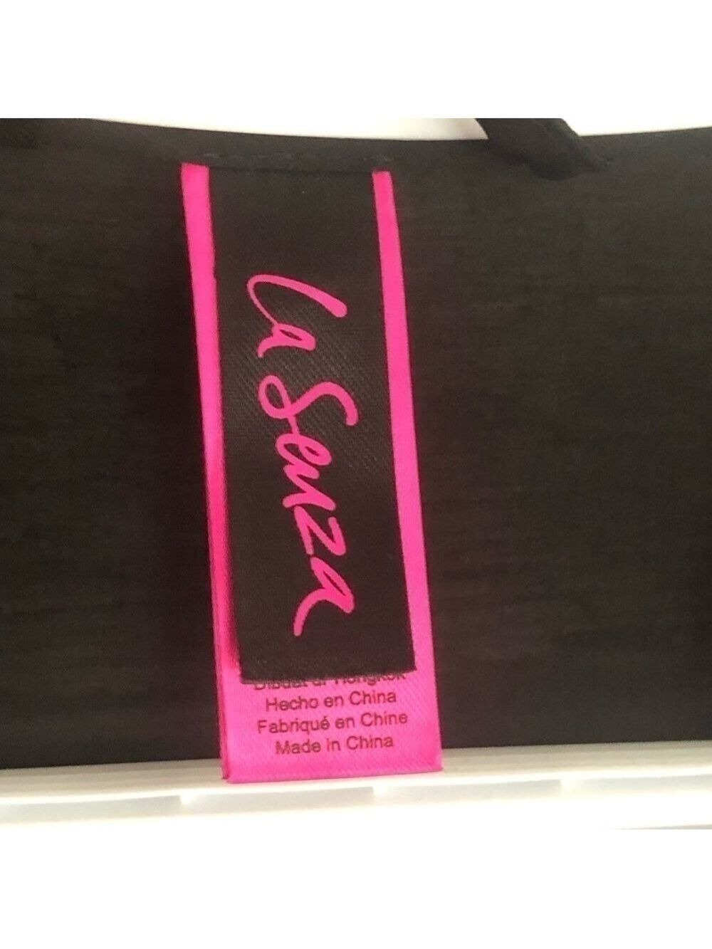 LA Senza Size S/M Black Lace Short Robe - Picture 5 of 7